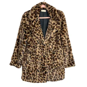 Altar'd State Animal Print Faux Fur Jacket- Size XS