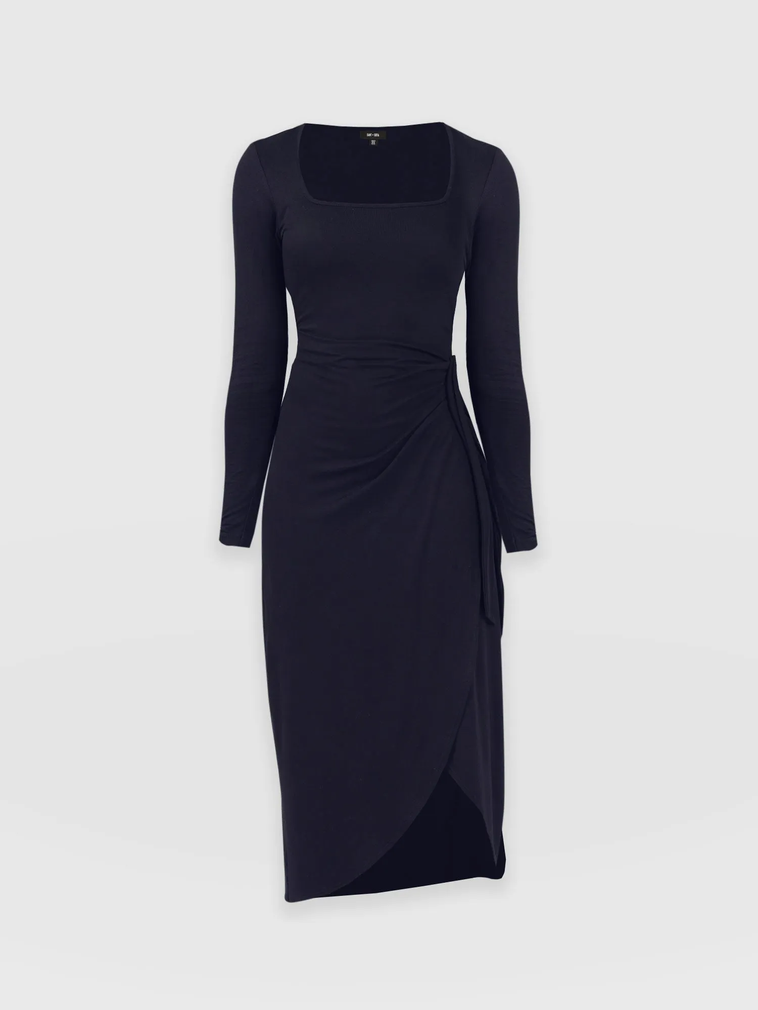 Amelia Wrap Dress - Navy