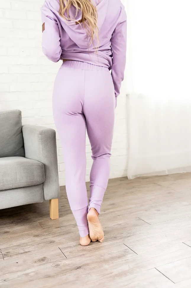 Ampersand Avenue Jogger Performance Fleece - Wisteria