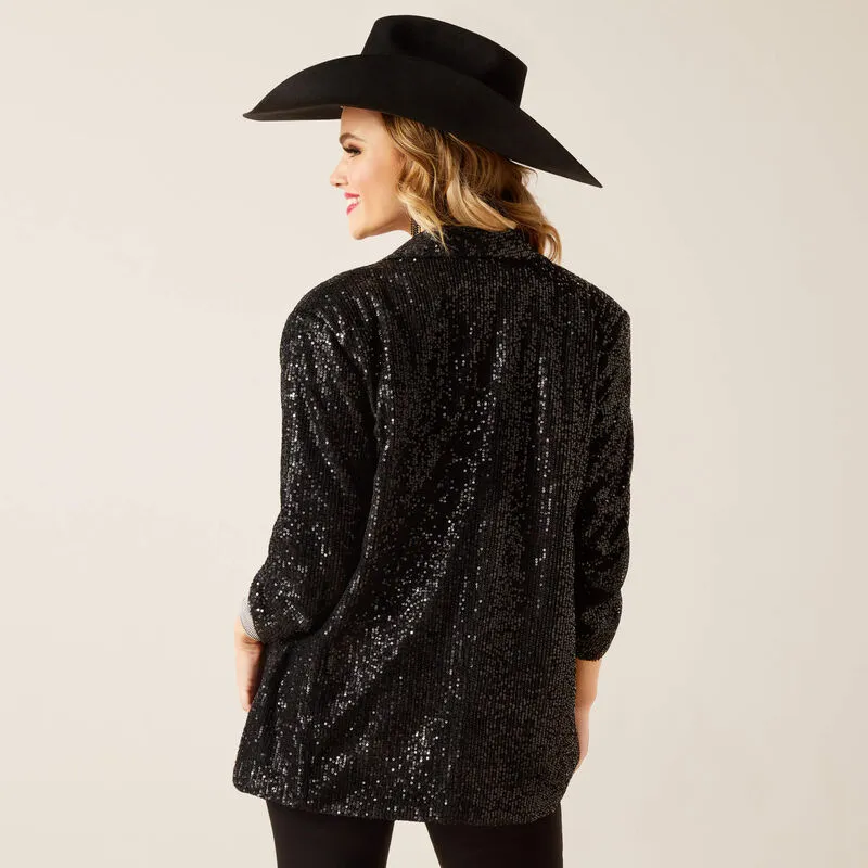 Ariat Women's Black Sequin Blazer