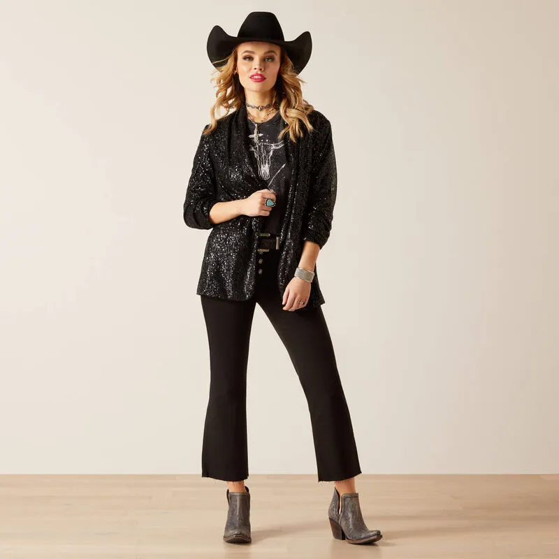 Ariat Women's Black Sequin Blazer