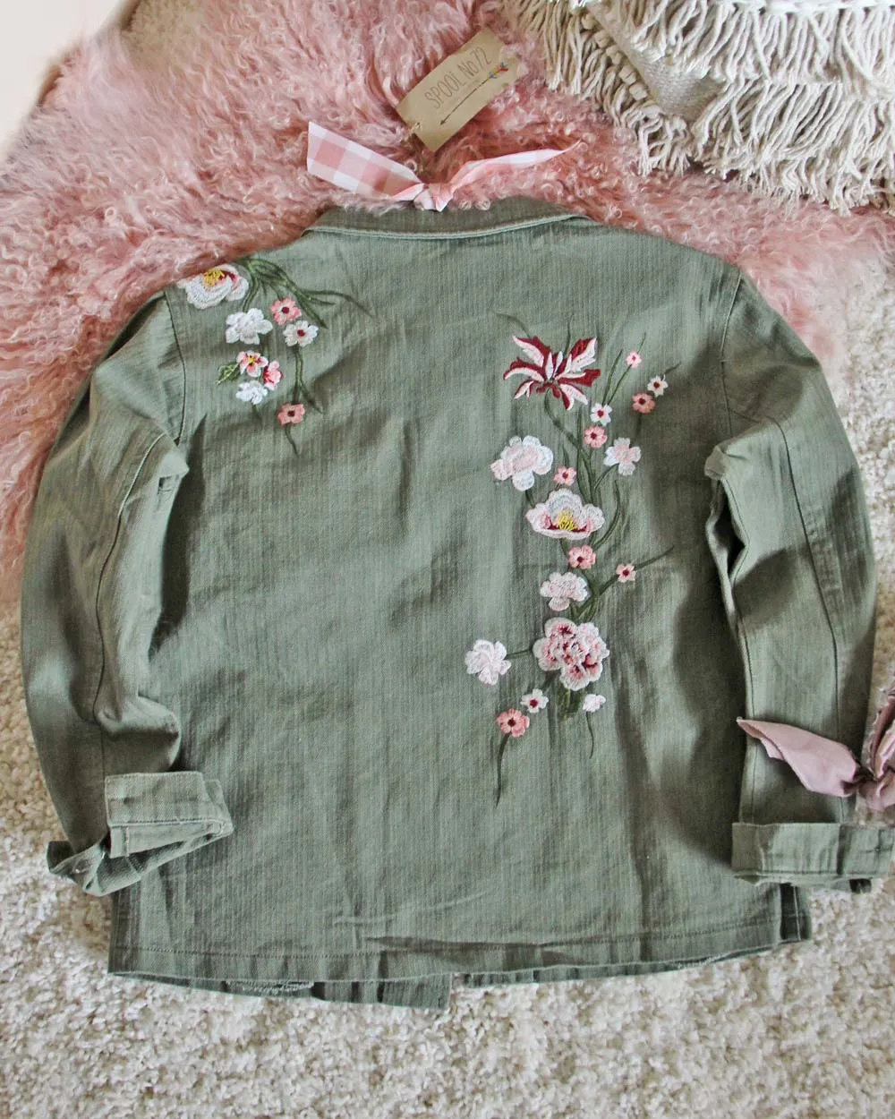 Army Rose Shirt Jacket