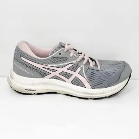 Asics Womens Gel Contend 7 1012A911 Gray Running Shoes Sneakers Size 7.5