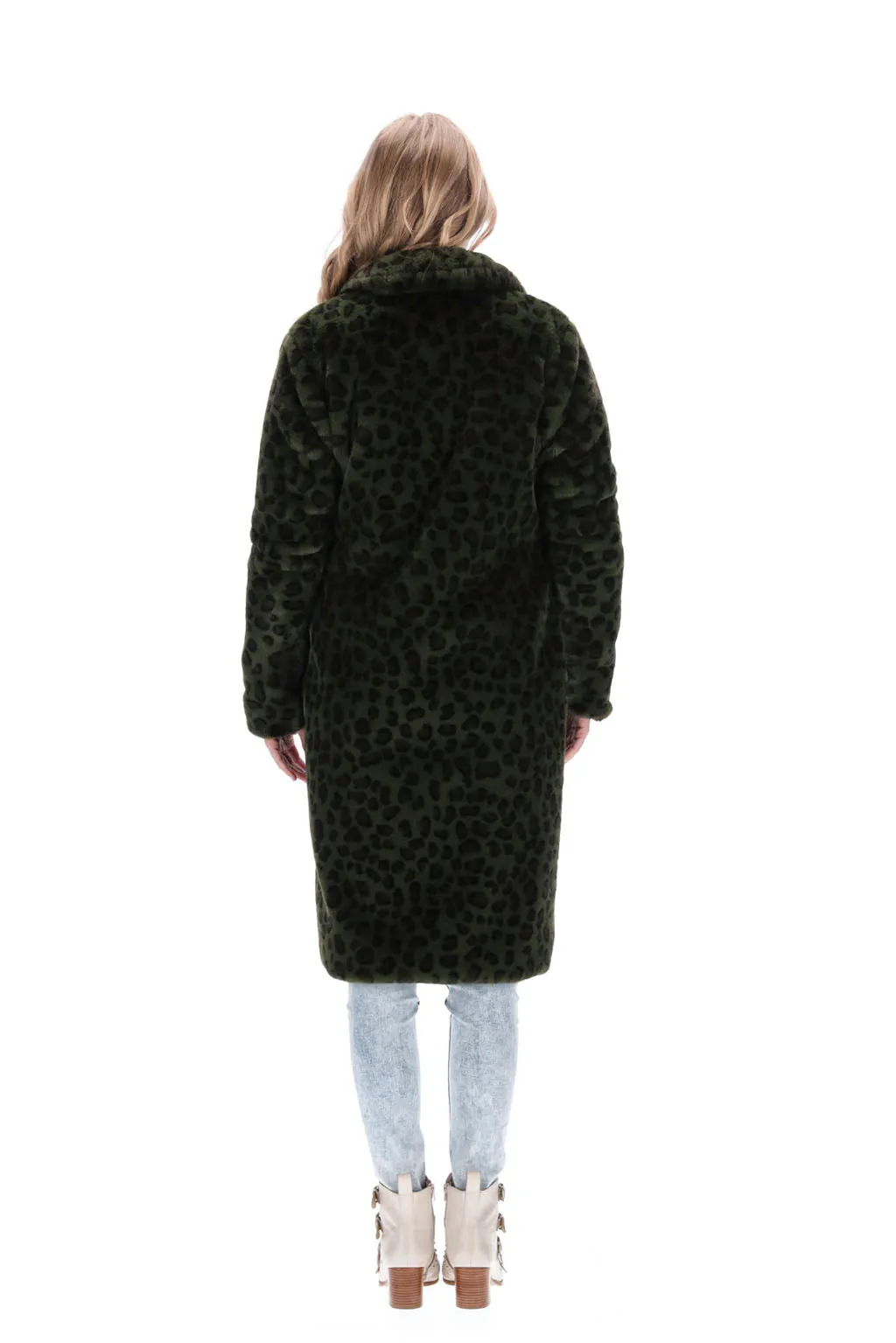 Augustine Amaya  Hannah Green Fur Coat