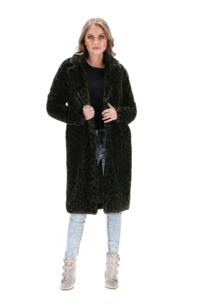 Augustine Amaya  Hannah Green Fur Coat