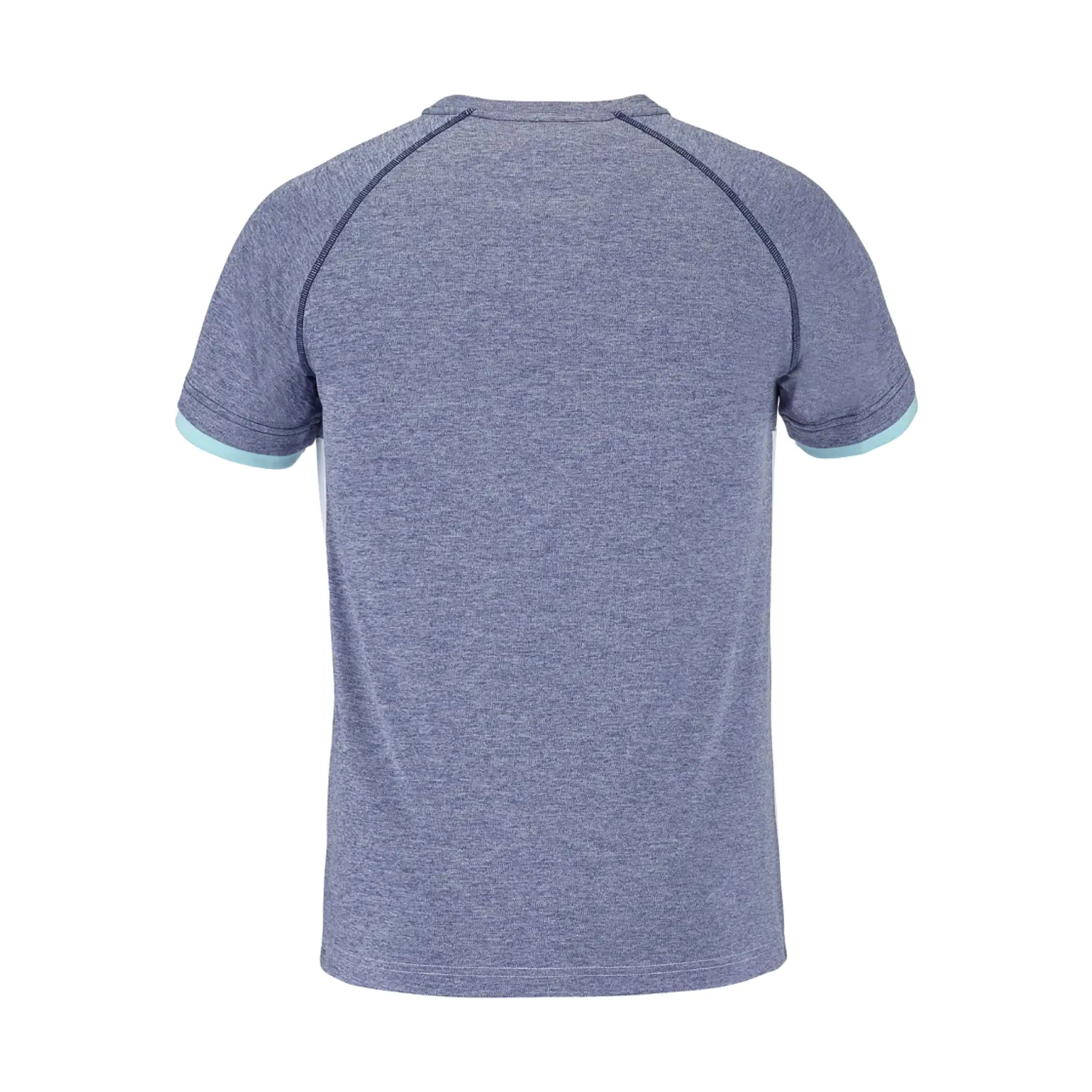 Babolat Boy's Play Crew Neck Tee [White/Heather Blue]