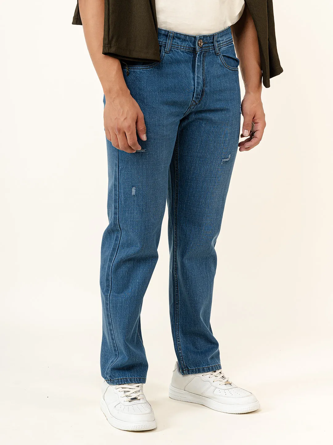 Blue Slim Fit Denim Jeans