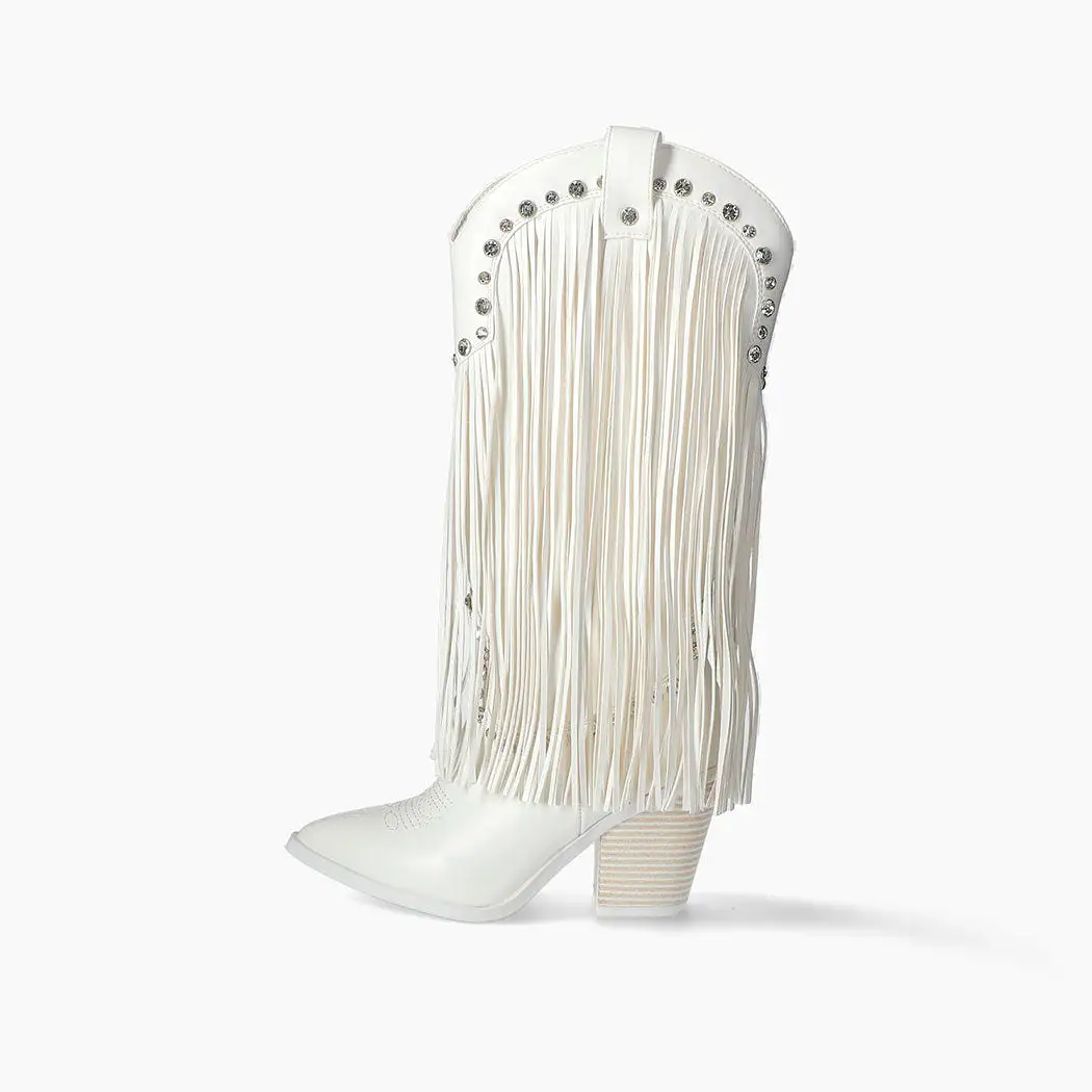 Botas Coachella blancas