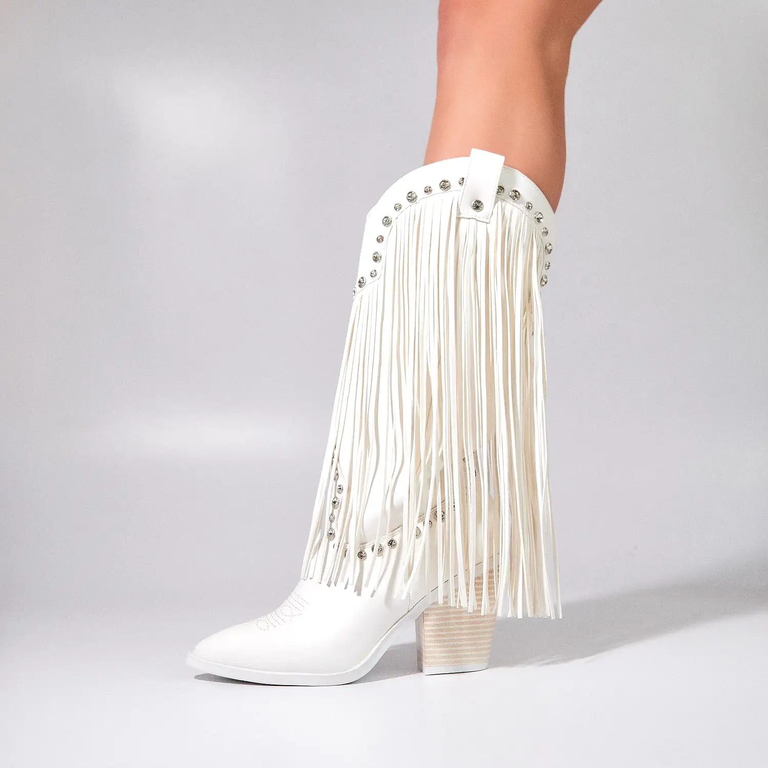 Botas Coachella blancas