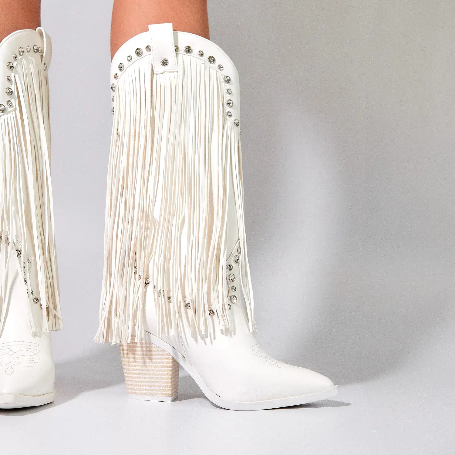 Botas Coachella blancas