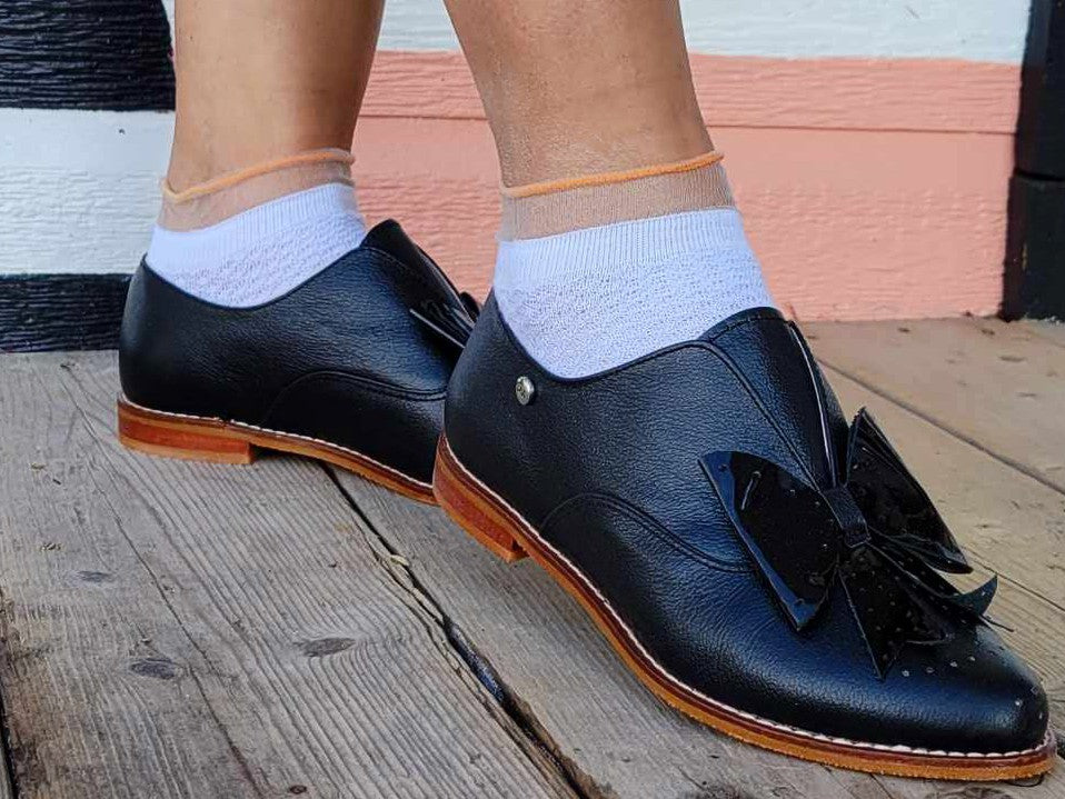 Bow- Oxford shoes