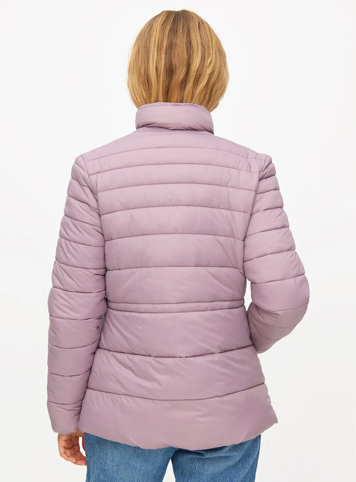 Buy Pink Lightweight Padded Pack-Away Jacket M | Jackets | Tu