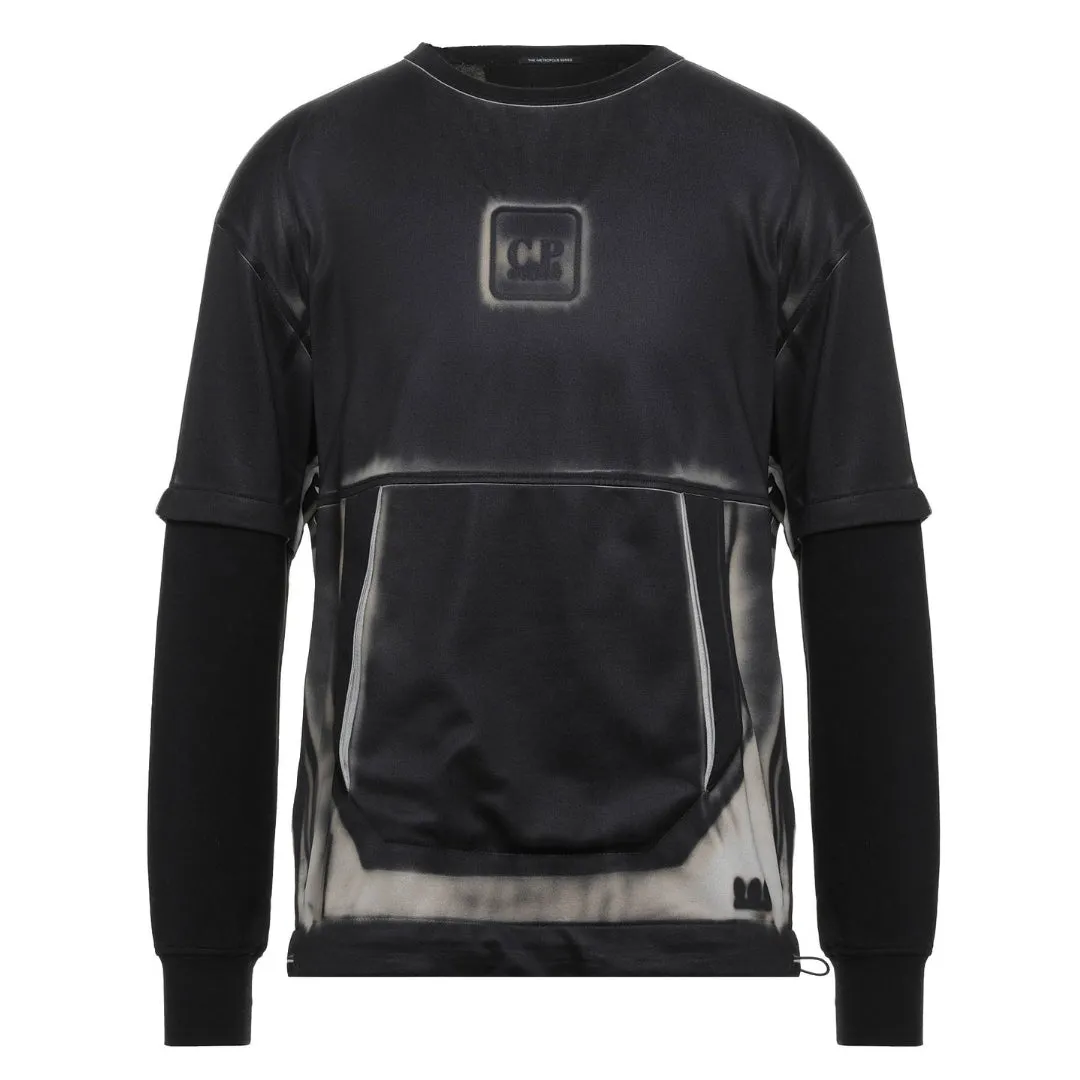 C P Company Faded Black Jumper