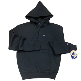 CHAMPION “SUPER FLEECE” SMALL LOGO CONE HOODY-BLACK