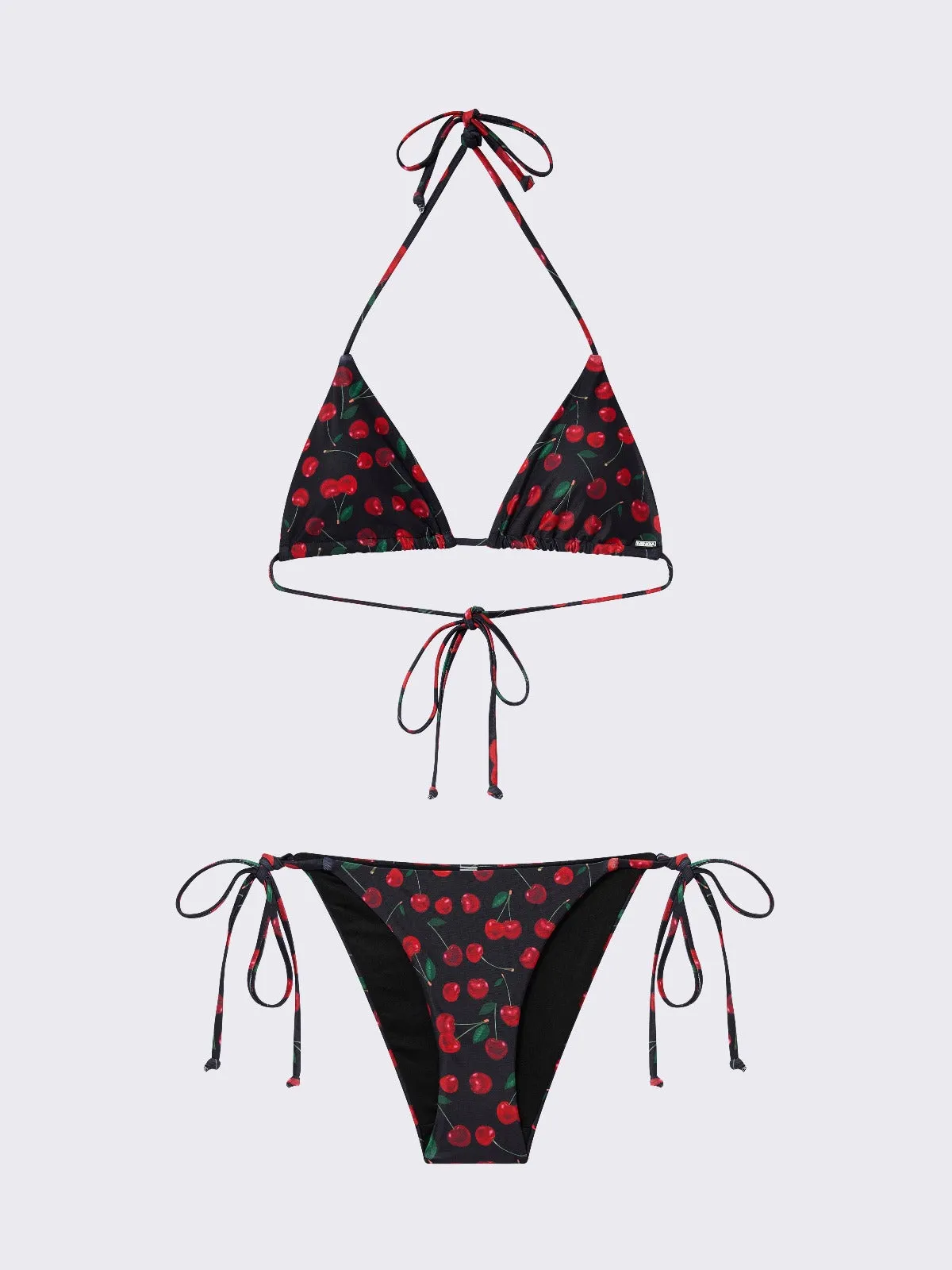 Cherry Bomb Tie Side Bikini Bottoms