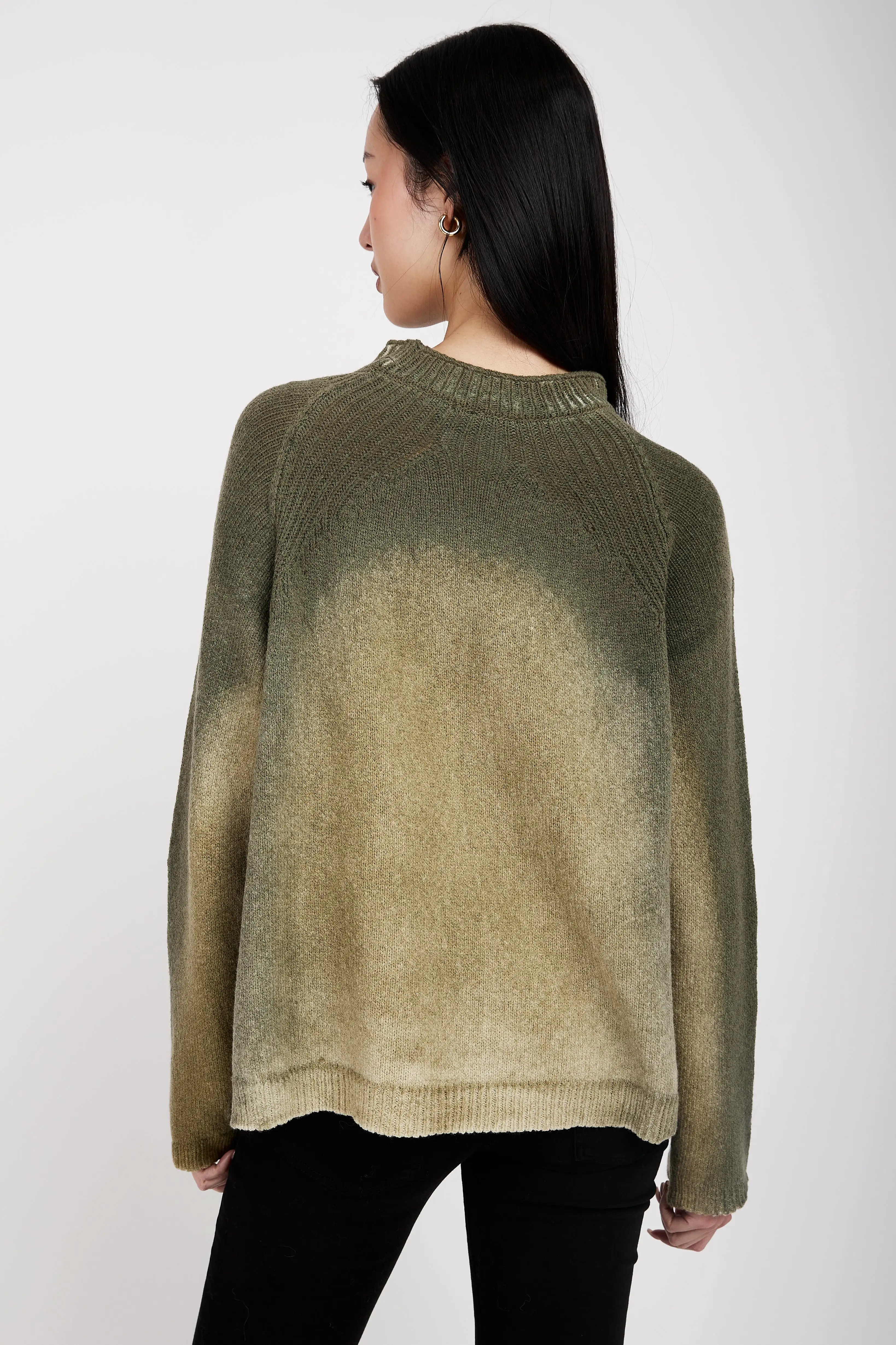 Crewneck Sweater in Forest