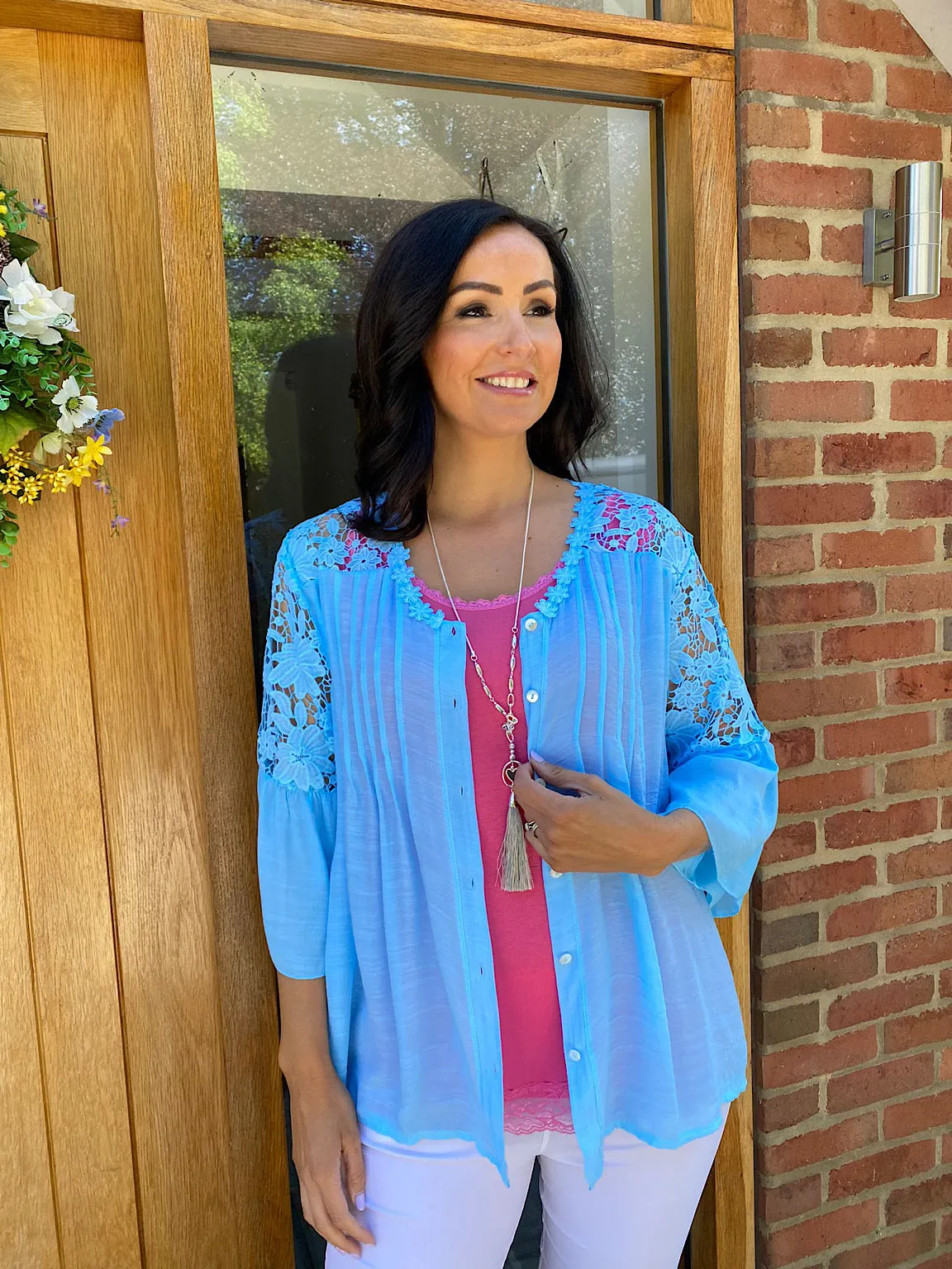 Crochet Lace Blouse Sally