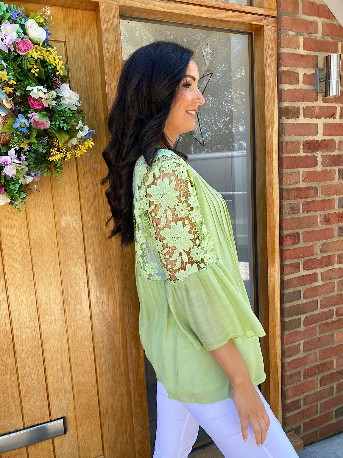 Crochet Lace Blouse Sally