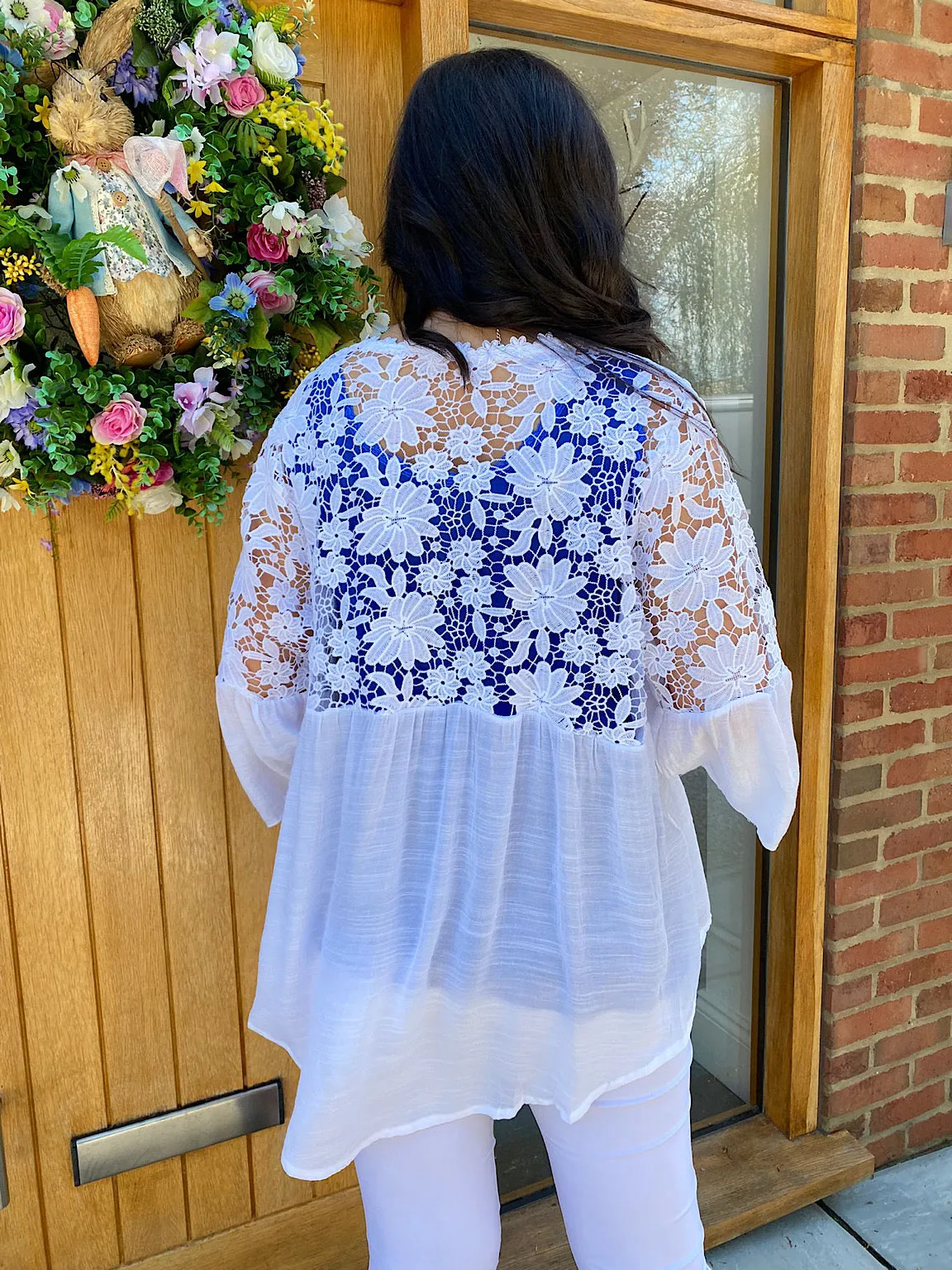 Crochet Lace Blouse Sally