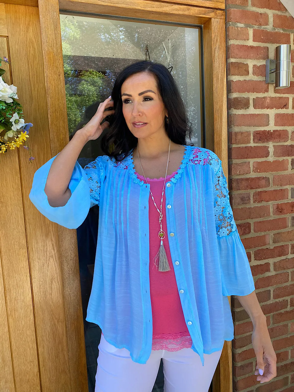 Crochet Lace Blouse Sally