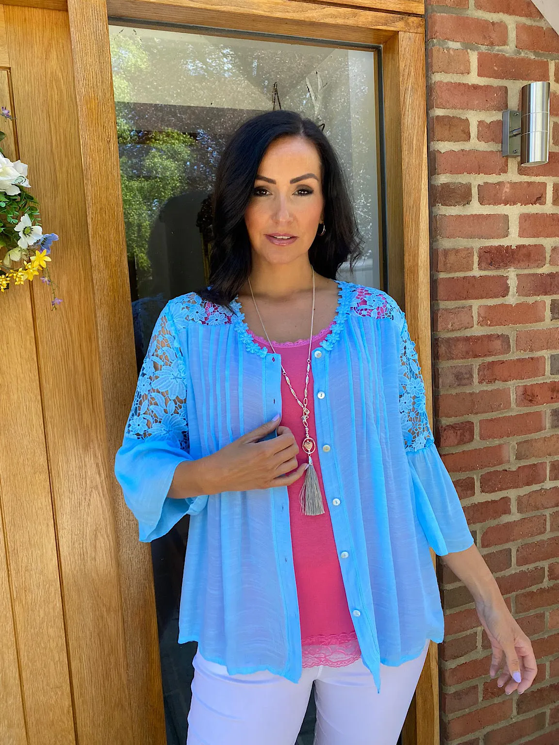 Crochet Lace Blouse Sally