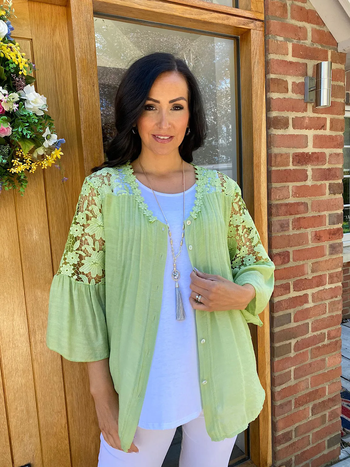 Crochet Lace Blouse Sally