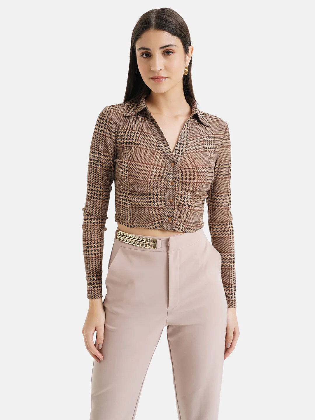 Cropped Ruched Top