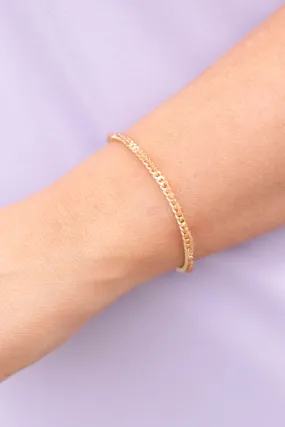 Cuffed Bracelet, Gold