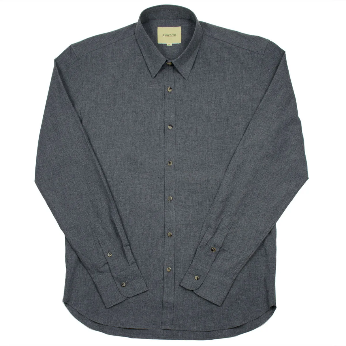 De Bonne Facture - Essential Shirt - Dark Grey