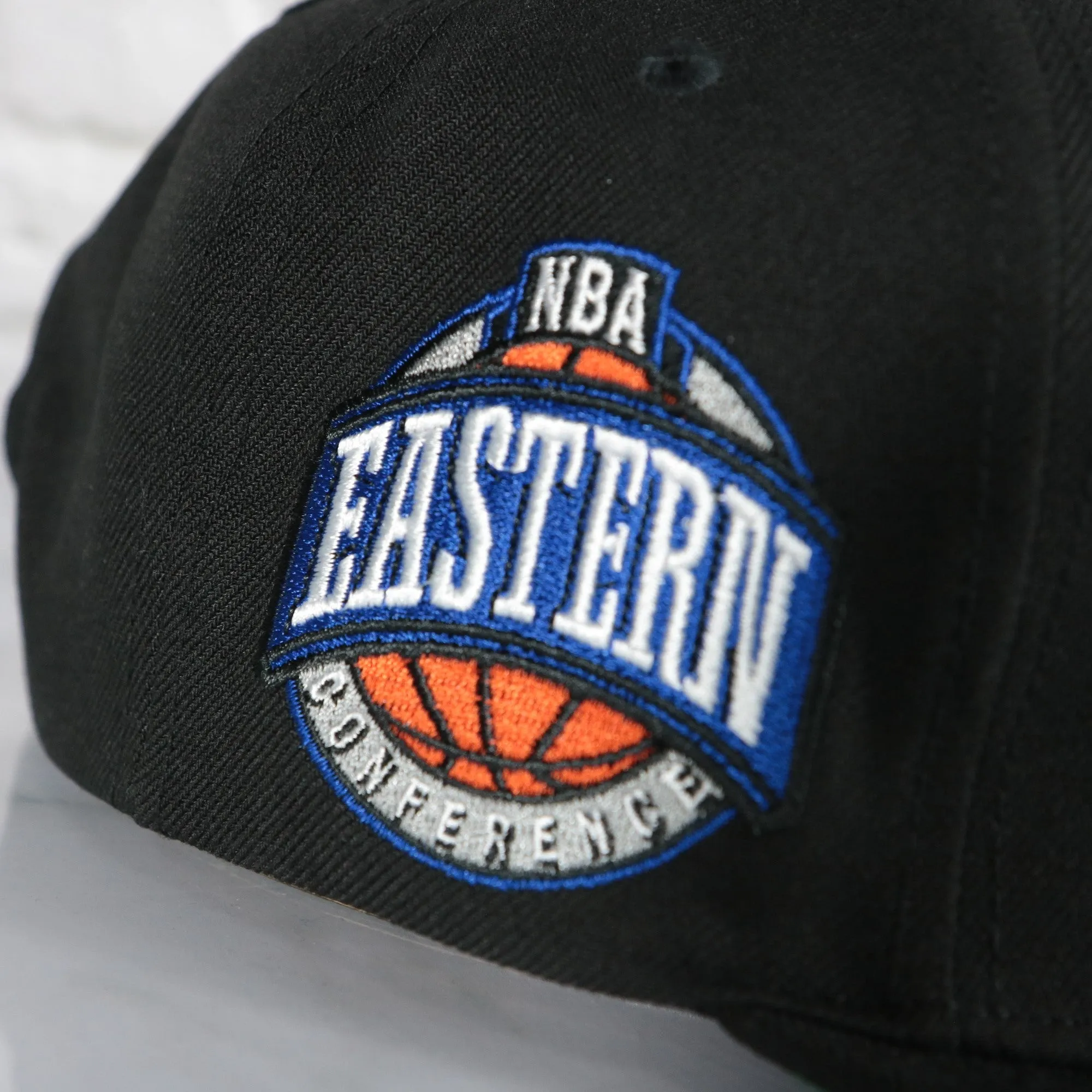 Detroit Pistons Hardwood Classics Eastern Conference Side Patch Green Bottom | Black Snapback Hat