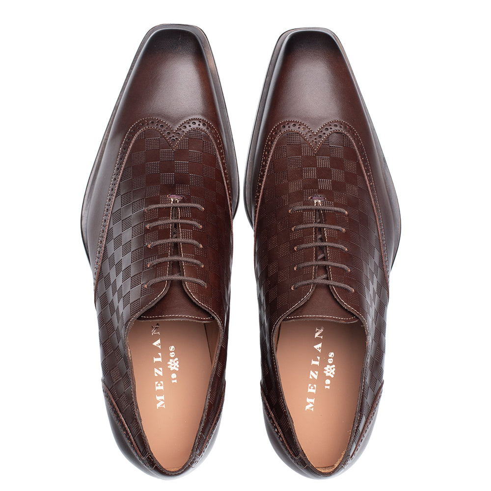 Embossed Calf Wingtip Oxford