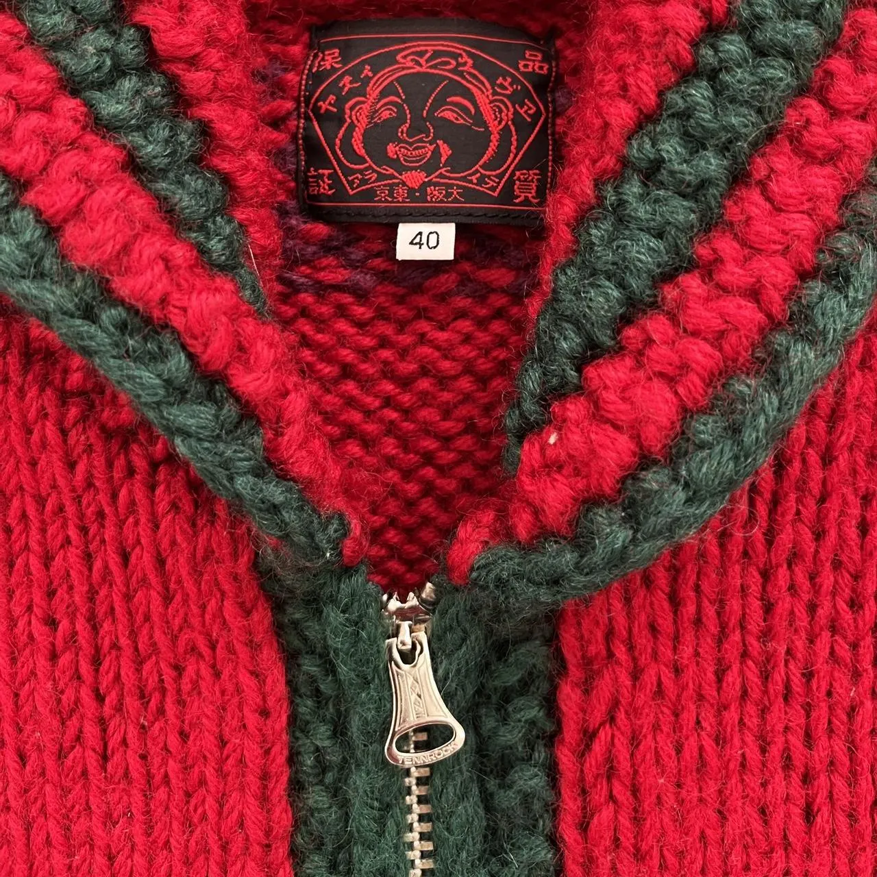 Evisu Cowichan Knitted Cardigan