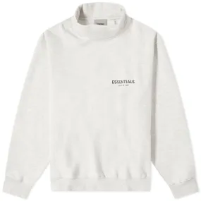 Fear of God ESSENTIALS Mock Neck SweatOatmeal Heather