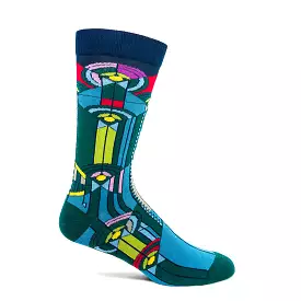 Frank Lloyd Wright April Showers Sock