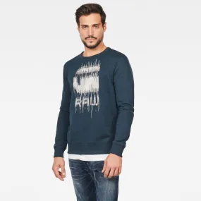 G-Star Raw Crew Neck - Legion Blue