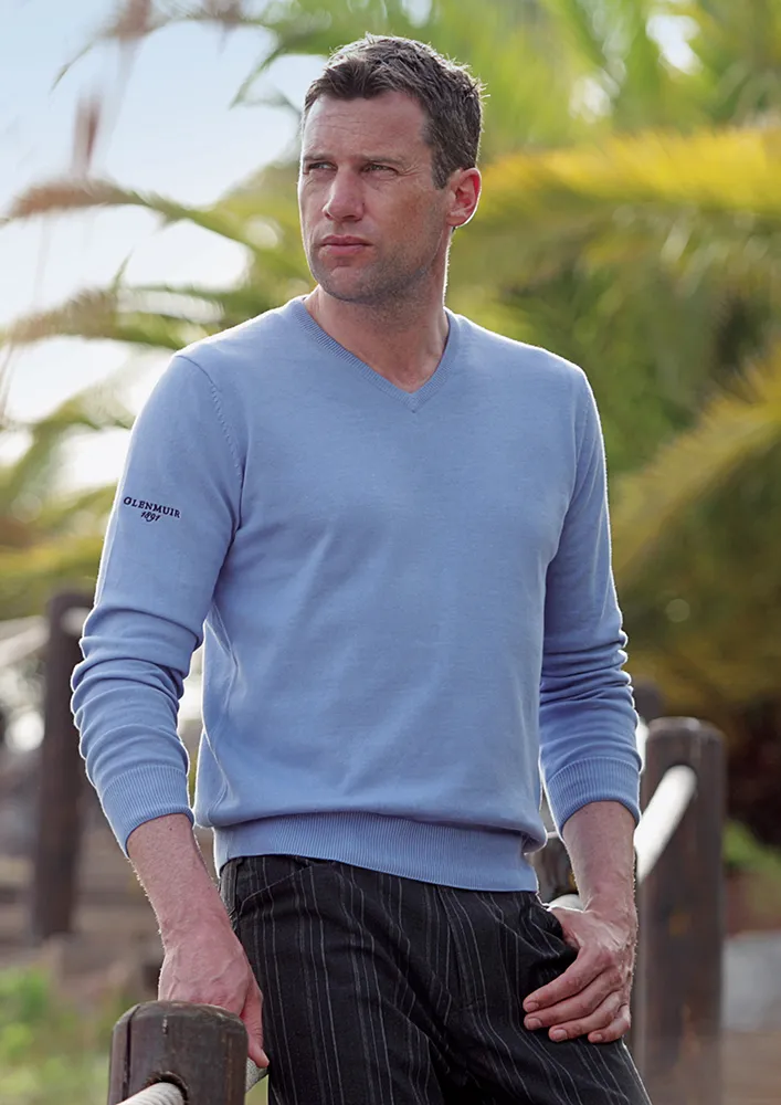 Glenmuir Eden Cotton V-Neck Sweater