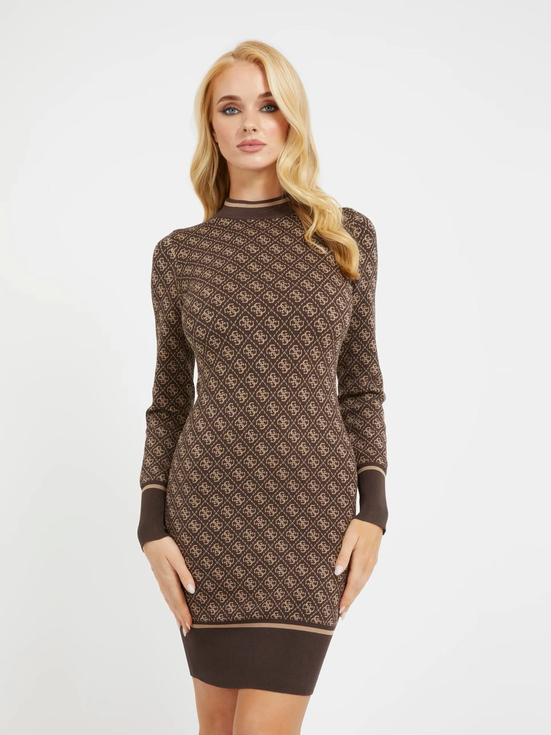 Guess 4g logo sweater dress