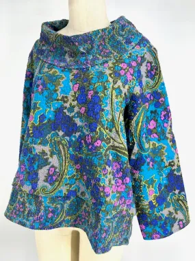 Habitat Cowl Neck Tunic/Crinkle Floral