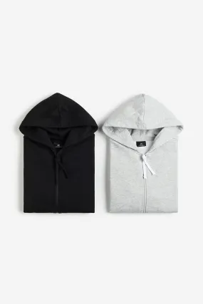 H&M 2-pack Loose Fit Hooded Jackets