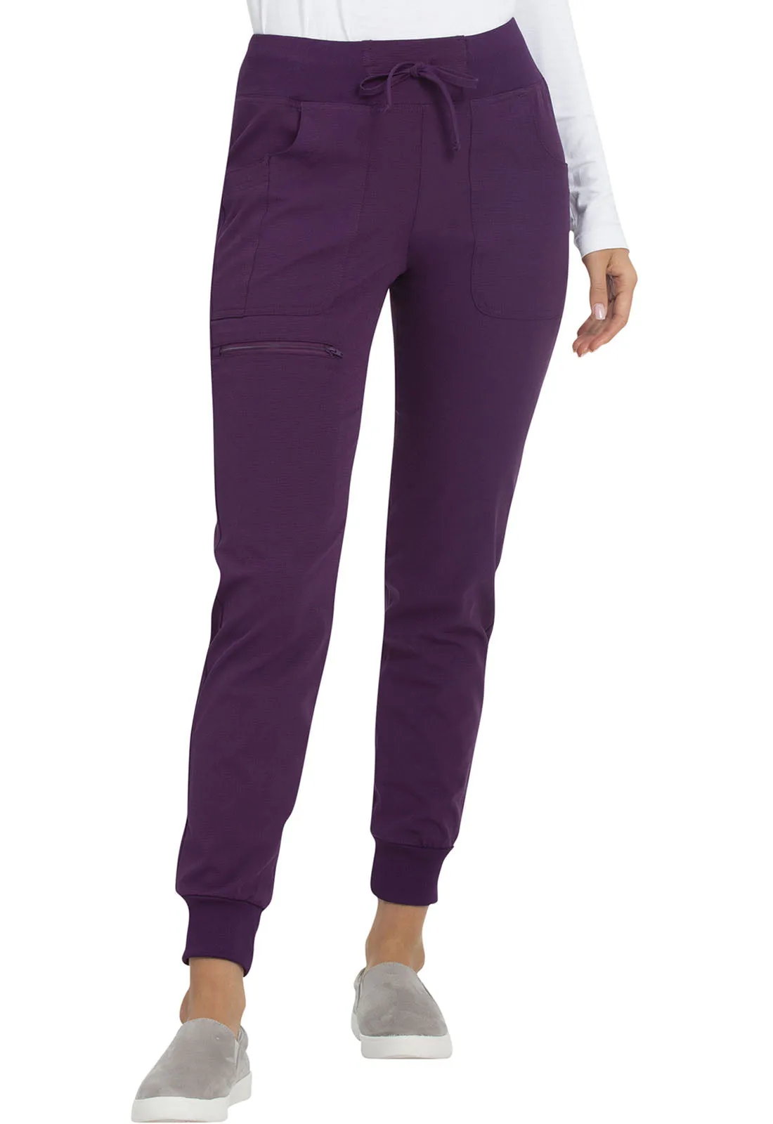 HeartSoul The Jogger Low Rise Tapered Leg Pants Eggplant