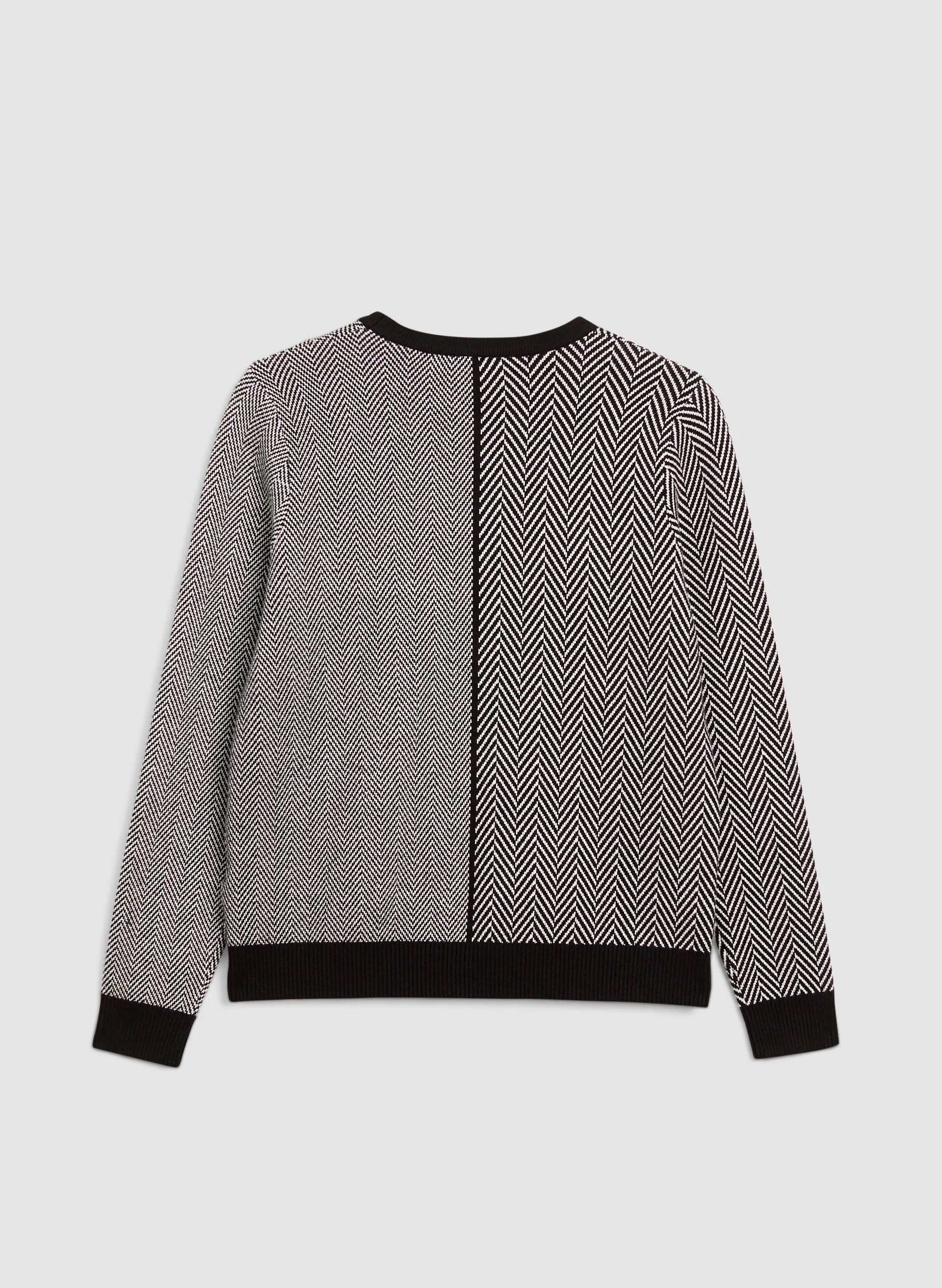 Herringbone Contrast Sweater