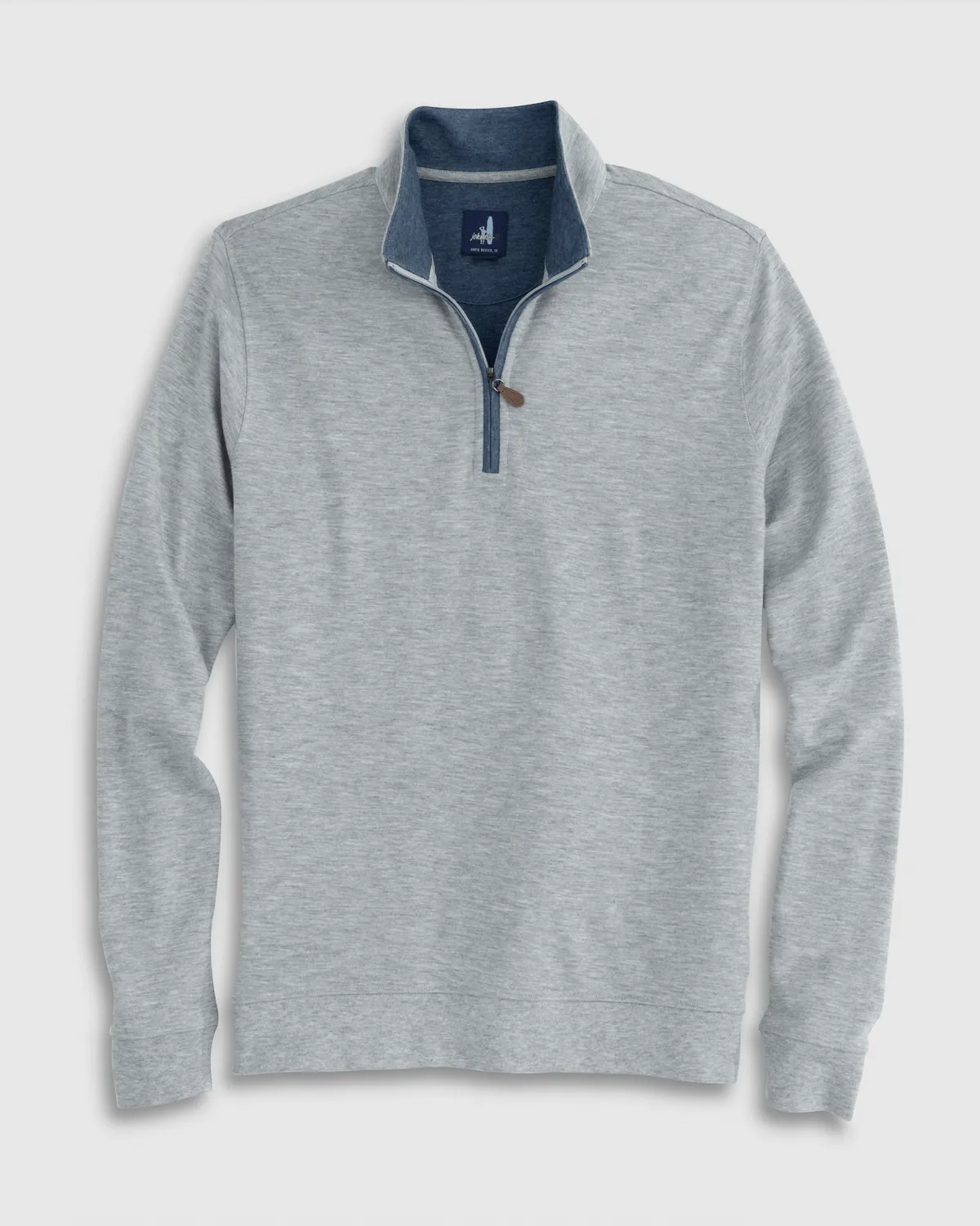 Johnnie-O Sully 1/4 Zip Pullover Light Grey