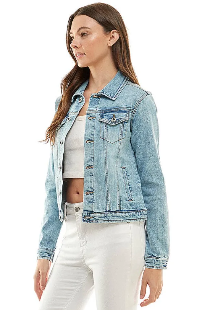 Ladies Casual Denim Jacket