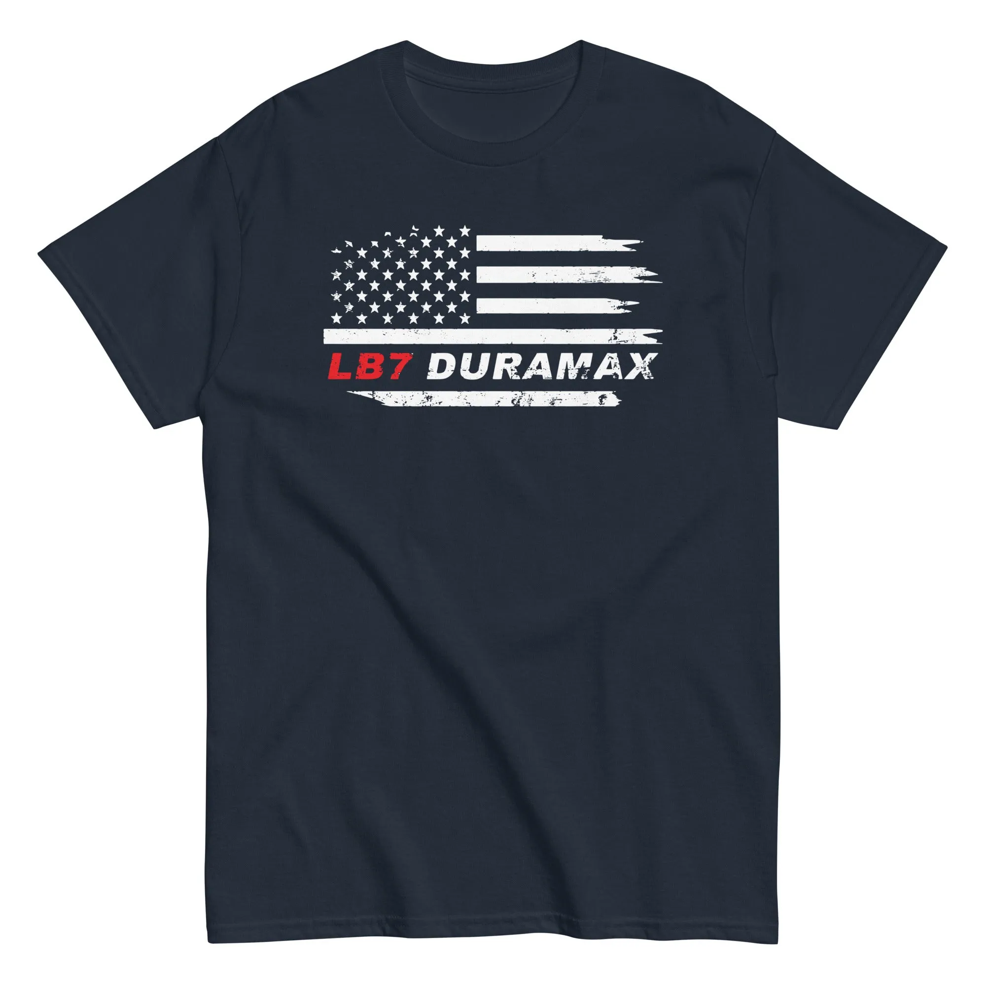 LB7 Duramax T-Shirt With American Flag Design