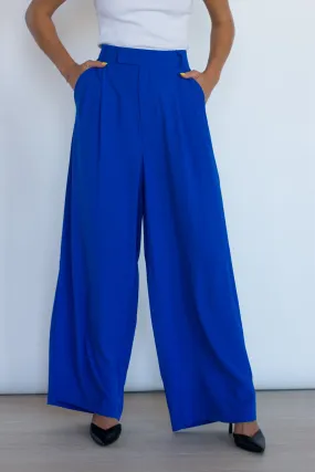 Make the Move Pleated Royal Blue Trouser