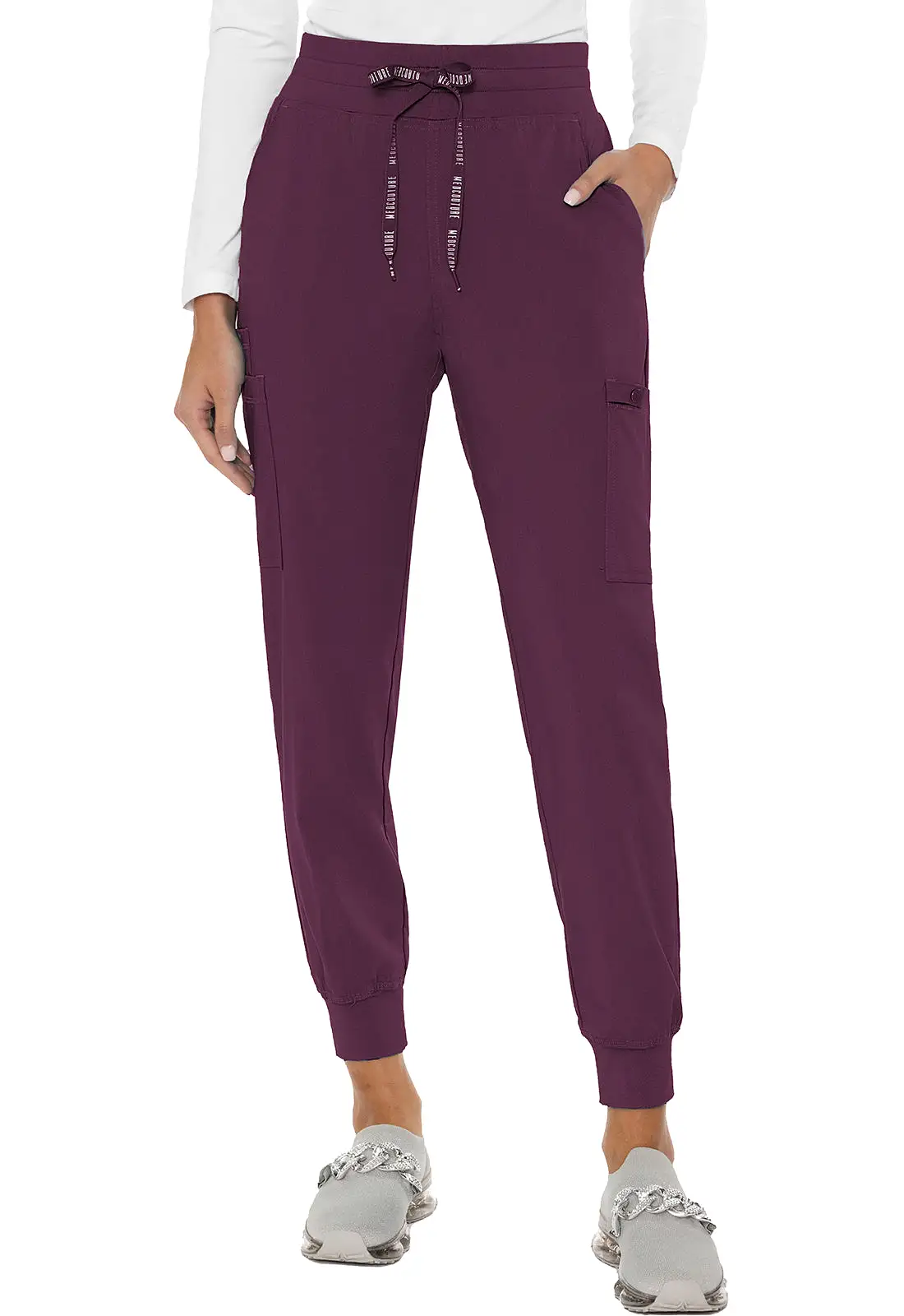 Med Couture Touch 7705 Women's Double Cargo Jogger Pant - TALL