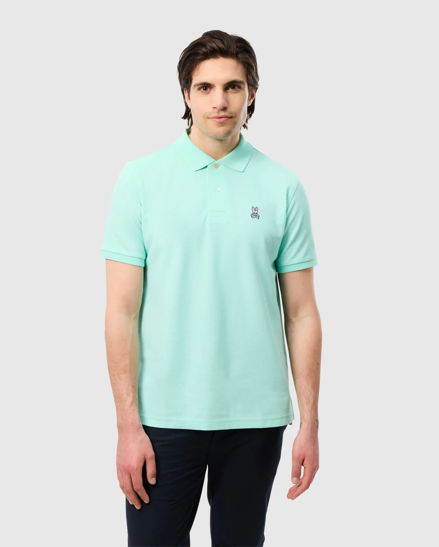 MENS CLASSIC PIQUE POLO SHIRT - B6K001C200