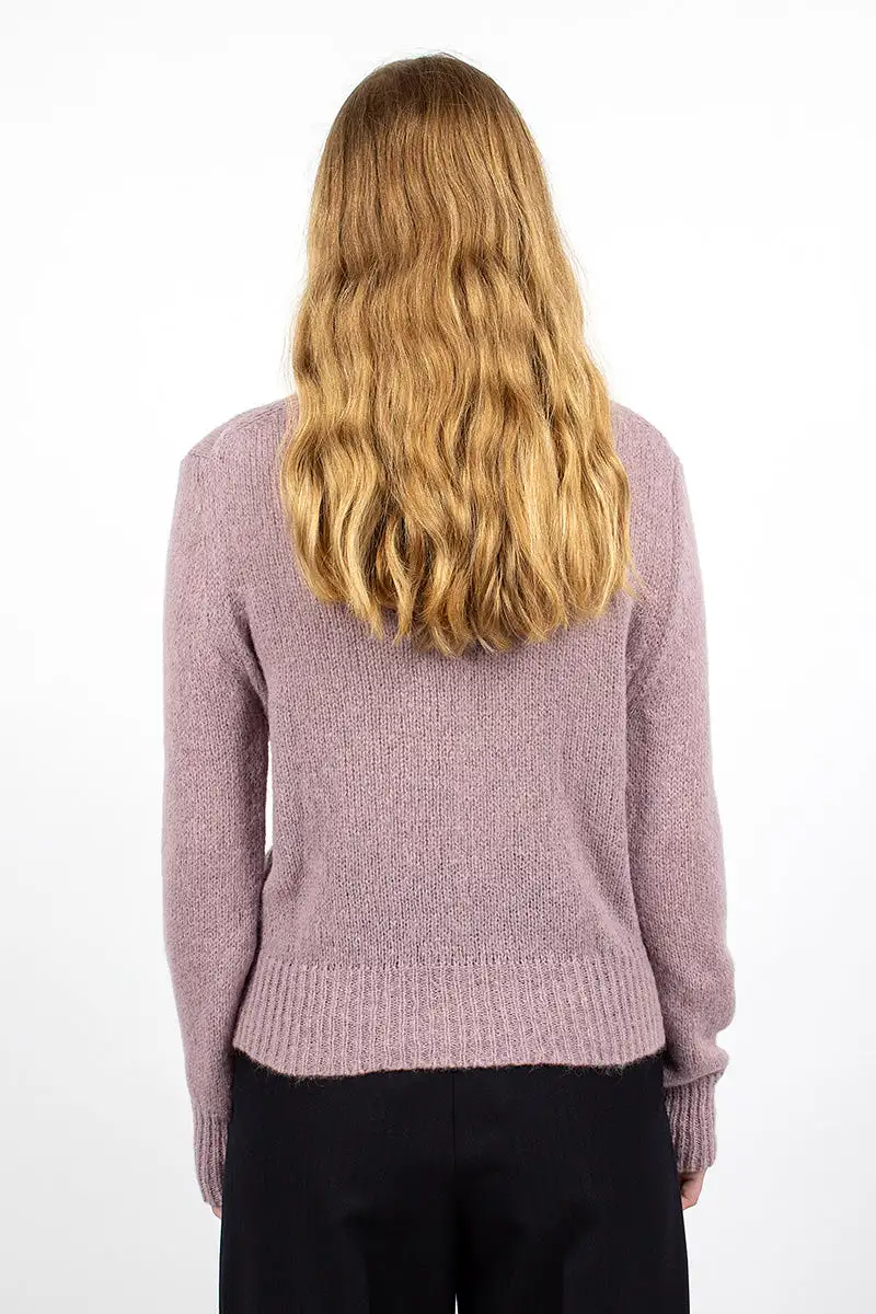 Mock Neck Jumper Lilac