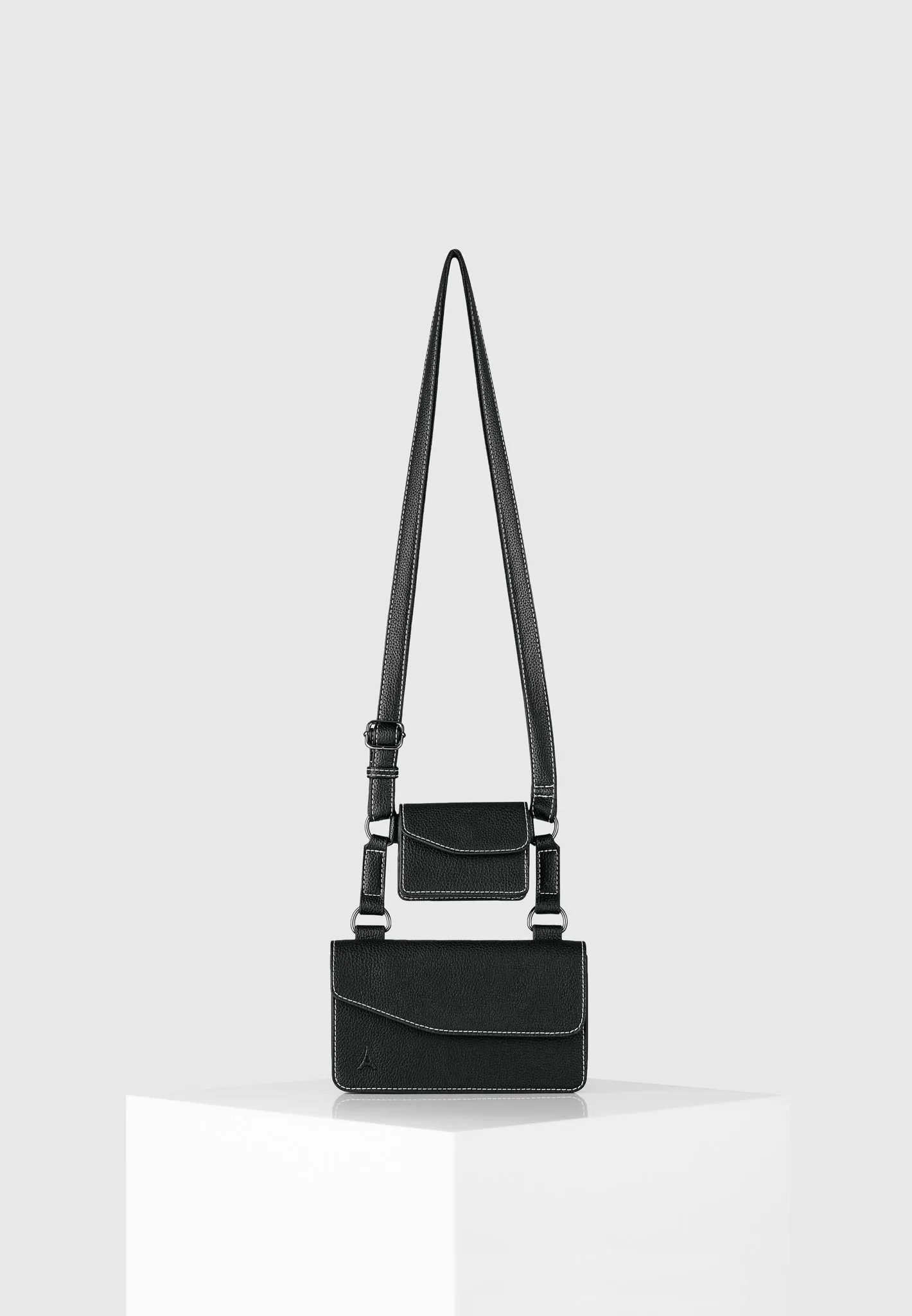 Monet Duo Crossbody Bag - Black