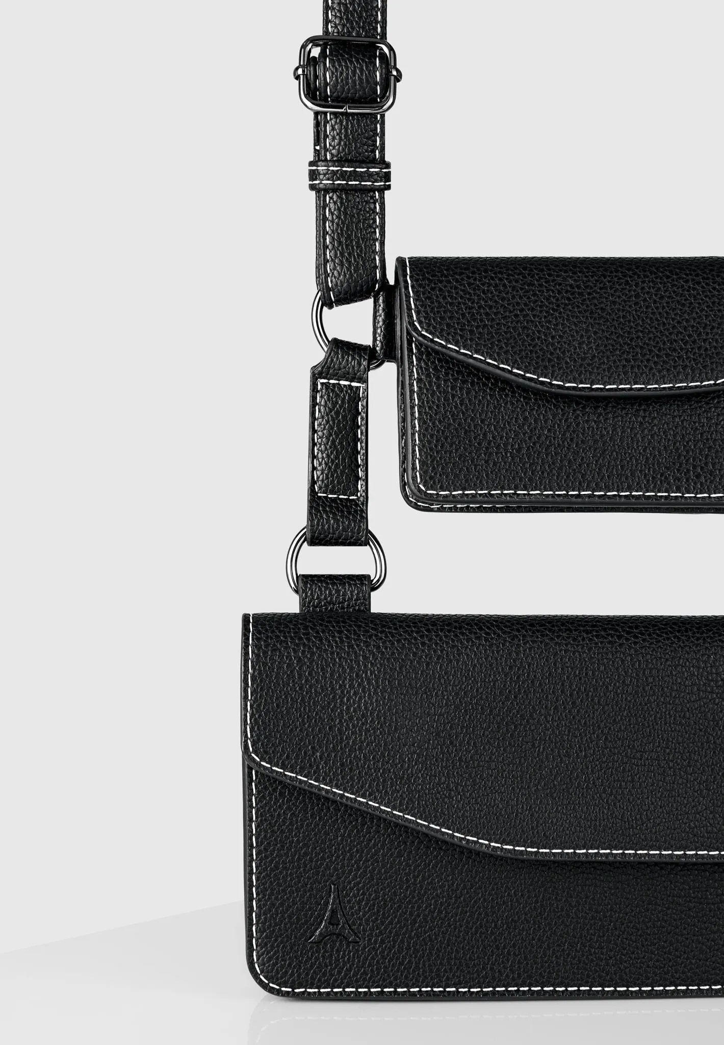 Monet Duo Crossbody Bag - Black